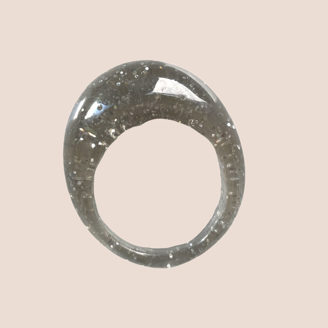 Chunky-glitter #smala silver