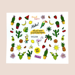 Tropical Nagelstickers