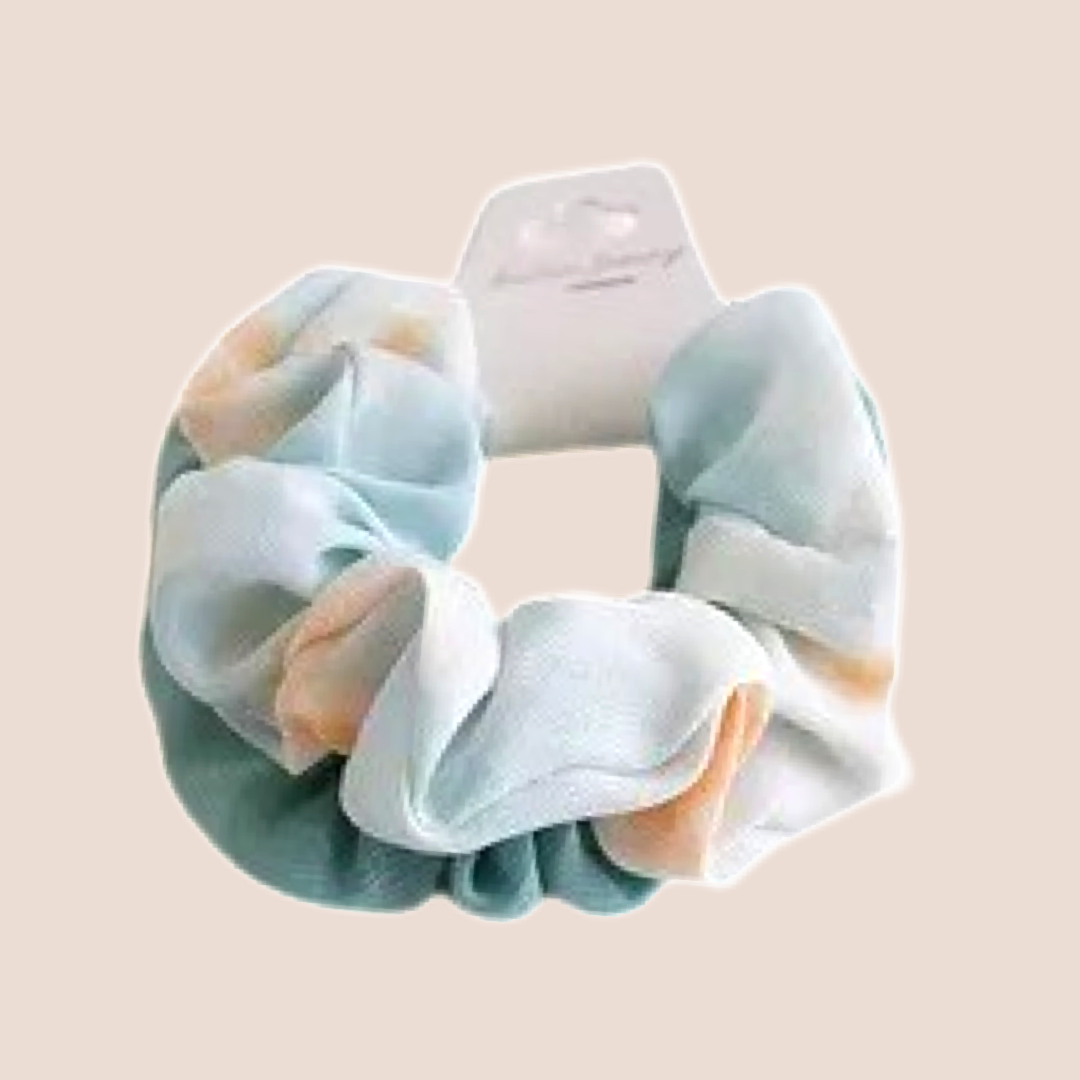 Gröna Scrunchie Paret