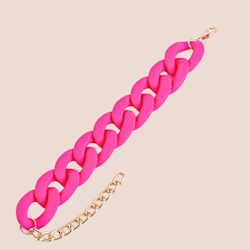 WOW-rosa kedjearmbandet