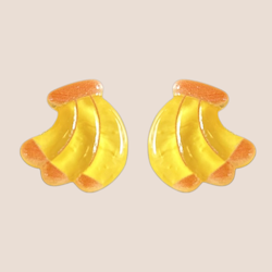 Bananer Clipsörhängen