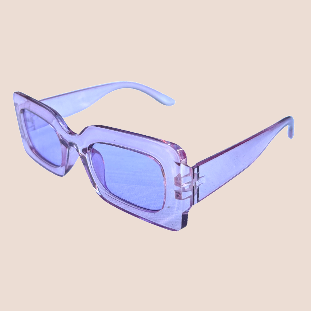 Är det 3D glasögon? #transparent-lila