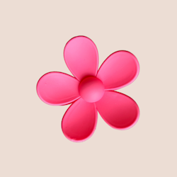 Stora blomman i håret #rosa