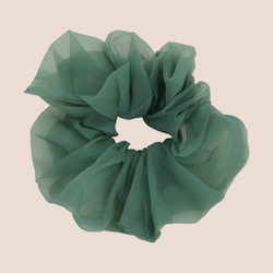 Gigant-scrunchie #grön