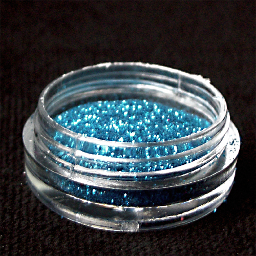 Glitter dust 3g, mellanblå