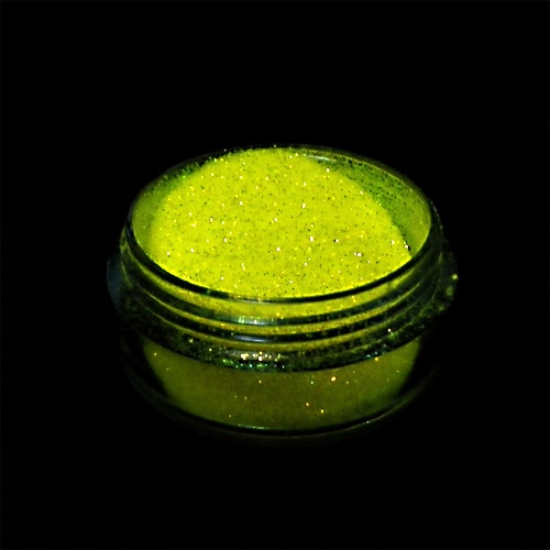 Glitter dust sparkling neon 5g, gul