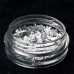 Glitter flitter, silver