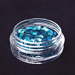 Glitter flakes 2mm, blå