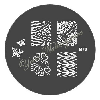 Stamping plate / motivbricka, M78