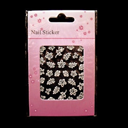 Nagelstickers vita, G81 blad