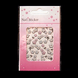 Nagelstickers vita, SJQ-09 blommor