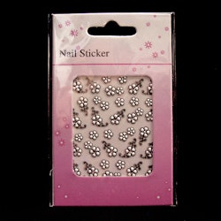 Nagelstickers vita, SJQ-22 blommor