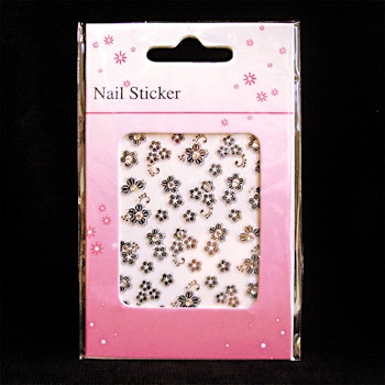 Svarta nagelstickers, RN-P08