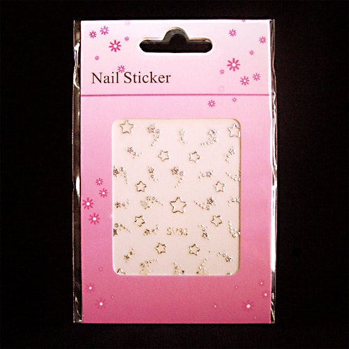 Nagelstickers silver, SV30