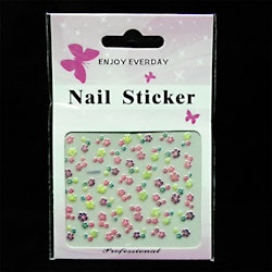 Nagelstickers blandade, NA008 blommor