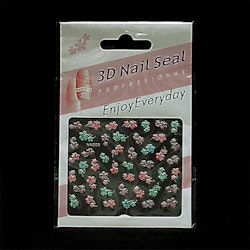 Nagelstickers blandade, NA009 blommor