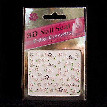 Nagelstickers blandade, NK012 blommor