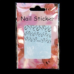 Nail tattoos blandade, D095