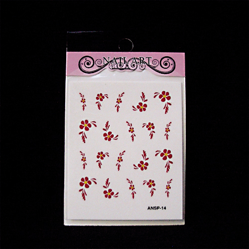 Nail tattoos blommor, ANSP-14