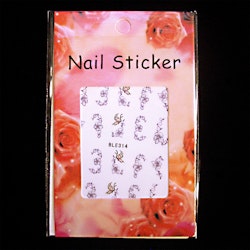 Nail tattoos blommor, BLE314