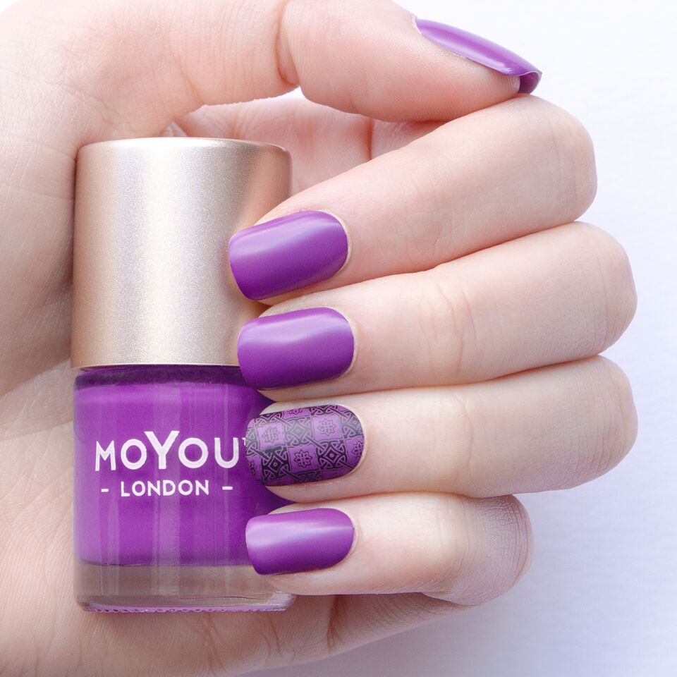 MoYou London Nail Art Stamping Polish 9 ml, Violet Haze