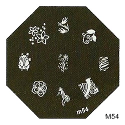 Stamping plate / motivbricka, M54