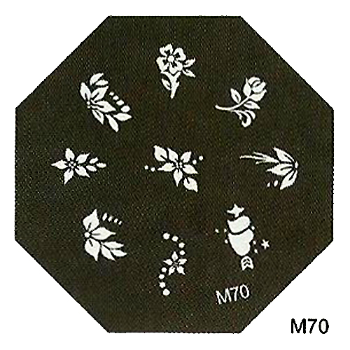 Stamping plate / motivbricka, M70