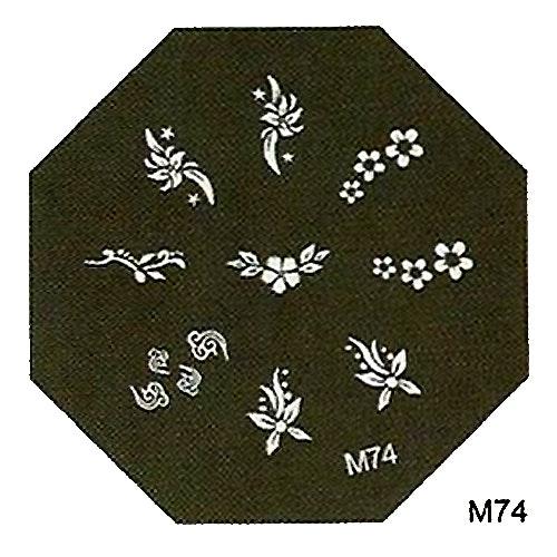 Stamping plate / motivbricka, M74 oktagon