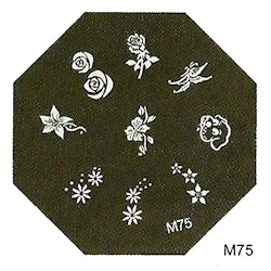 Stamping plate / motivbricka, M75
