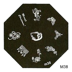 Stamping plate / motivbricka, M38