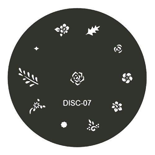 Stamping plate / motivbricka, DISC-07