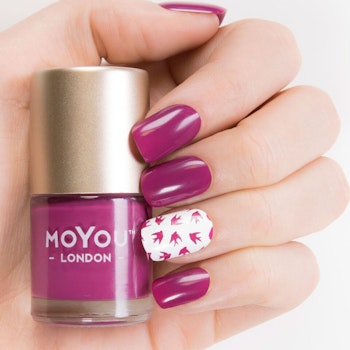 MoYou London Nail Art Stamping Polish 9 ml, Berrylicious