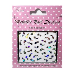 Nagelstickers silver, MNS54