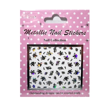 Nagelstickers silver, MNS51
