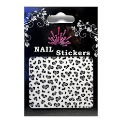 Nagelstickers blandade, BLE246J leopardmönster