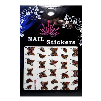 Nail tattoos blandade, BLE1391 fjärilar