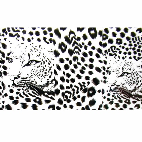 Nail tattoos full cover, M75 leopard