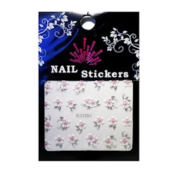 Nagelstickers vita, BLE360J blommor