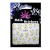 Nagelstickers vita, BLE641D blommor