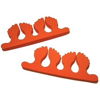 Tåseparerare, orange fötter
