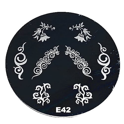 Stamping plate / motivbricka E42