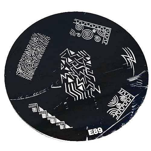Stamping plate / motivbricka E89