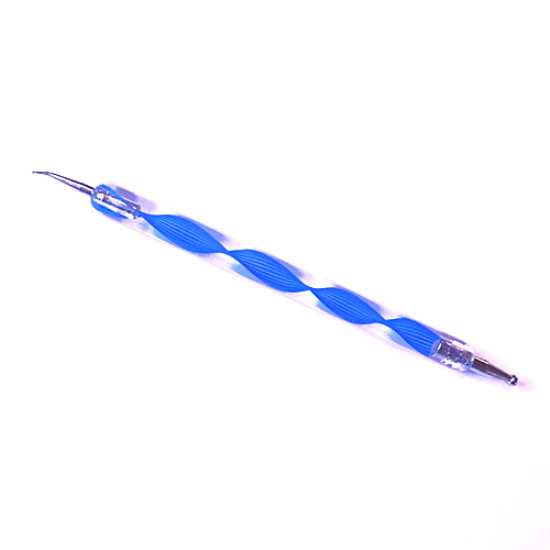 Dotting tool, blå spiral