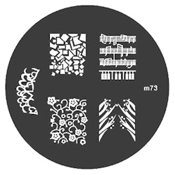 Stamping plate / motivbricka, M73