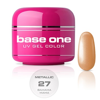 Base One Colour UV-Gel 5g metallic, 27 Bahama Mama