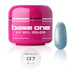 Base One Colour UV-Gel 5g metallic, 07 Blue
