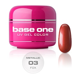 Base One Colour UV-Gel 5g metallic, 03 Fox
