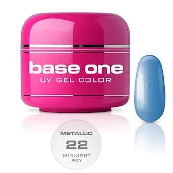 Base One Colour UV-Gel 5g metallic, 22 Midnight Sky