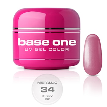 Base One Colour UV-Gel 5g metallic, 34 Pinkie Pie