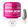 Base One Colour UV-Gel 5g metallic, 51 Shadow Line